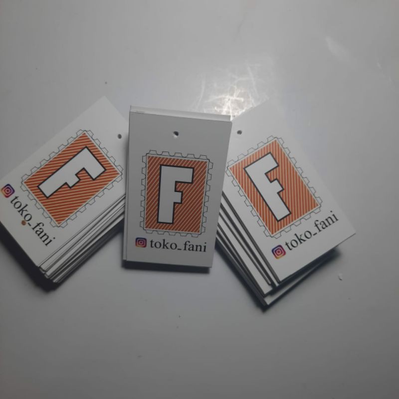 

hang tag label 5x8/ hang tag baju