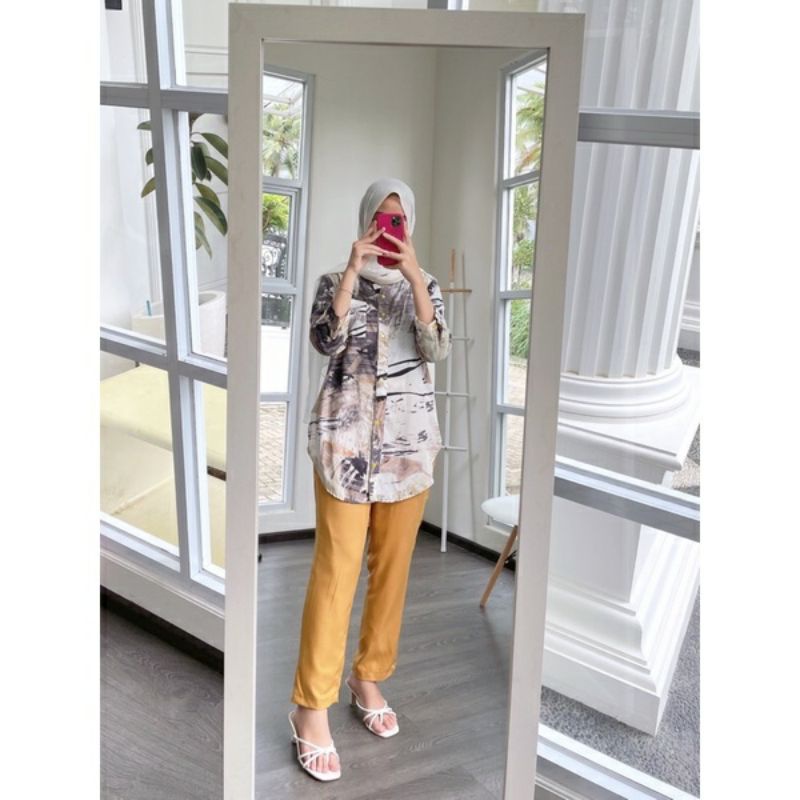 VINY ONE SET - Trend fashion terbaru ootd hijab kekinian pakaian wanita hijabers setelan 2 in 1 sete