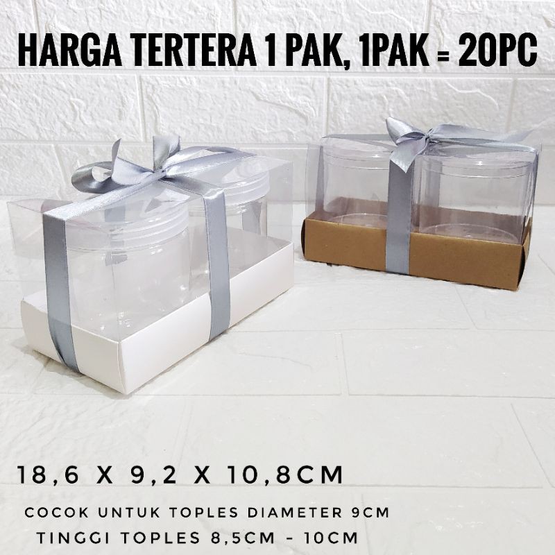 20PC BOX TOPLES TABUNG ISI 2 BOX TOPLES KUE KERING