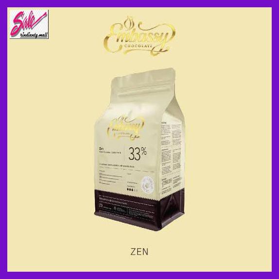 

SAKMACOKLAT- EMBASSY CHOCOLATE - ZEN 33% WHITE COUVERTURE CHOCOLATE 2,5 KG -MAKANAN-MINUMAN.