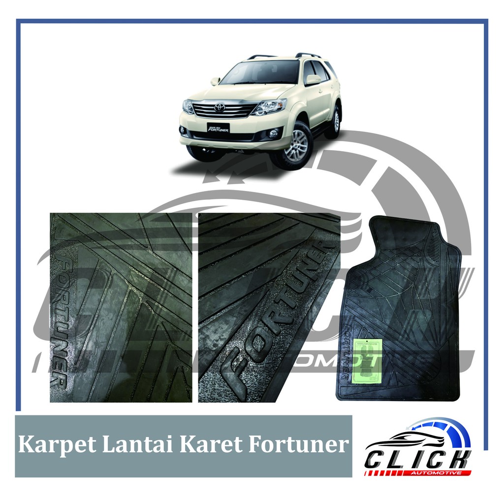 Karpet Lantai Karet fortuner &amp; All New Fortuner VRZ / TRD Sportivo