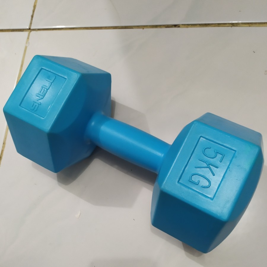 Dumbell 5kg Snell Dumbbell Pemberat Tangan - Biru