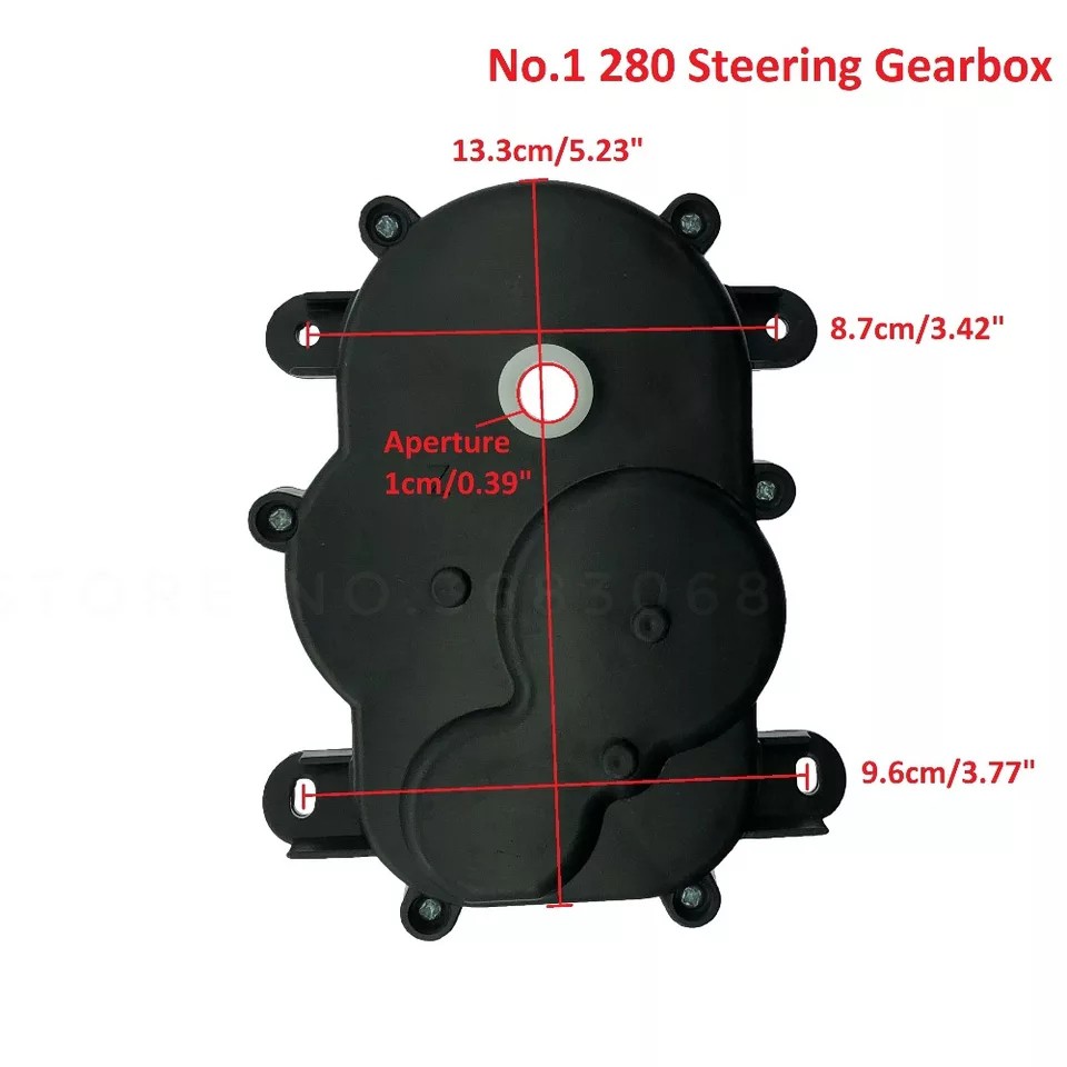 STIR GERBOK STEERING MAINAN MOBIL AKI ANAK PLIKO PMB 12V 6V MOBILAN RC SKUTER GEARBOK GIRBOK GEAR RC