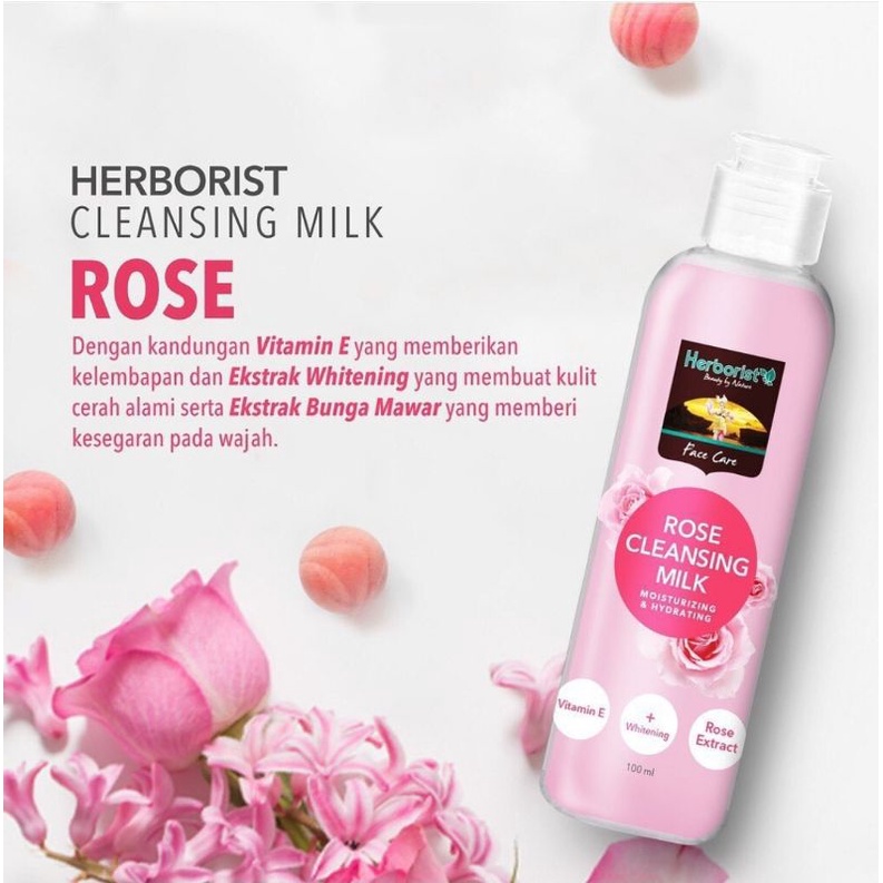 Herborist Rose Water | Herborist Cleansing Milk Rose | Herborist Pembersih Wajah | Herborist ROse Sleeping Mask