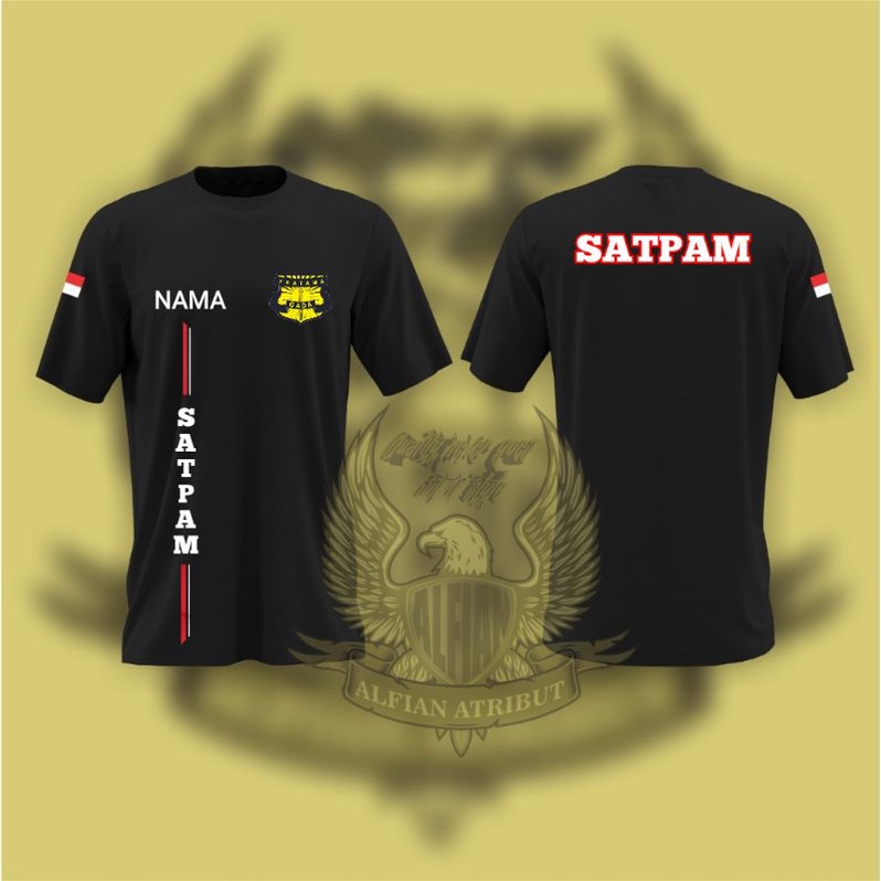 kaos satpam,kaos atasan,kaos satpam lengan pendek
