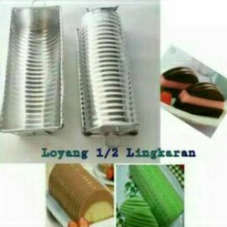 Loyang Kue Bolu Puding Setengah Lingkaran