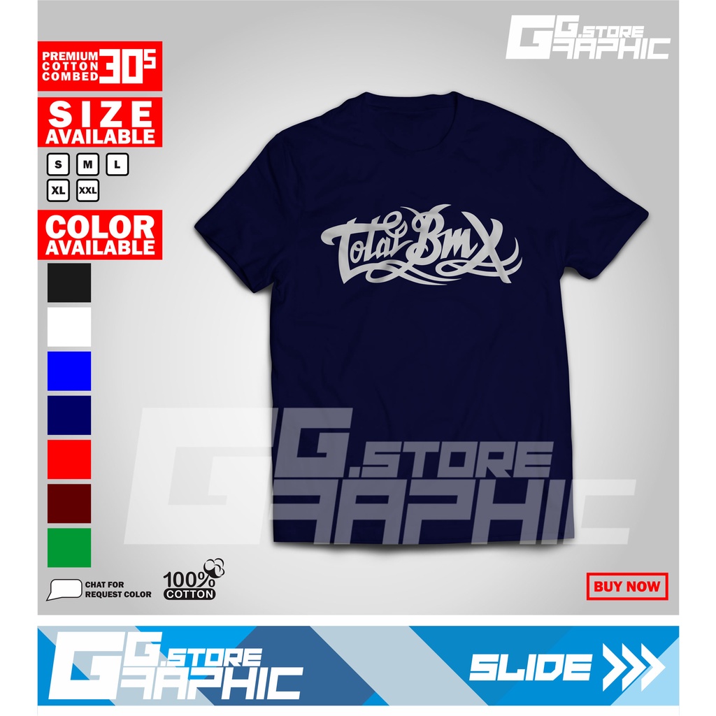Baju kaos Total Bmx