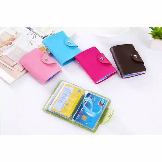 Dompet Kulit Klip Kartu / Dompet Clip Card  - Toko Mou
