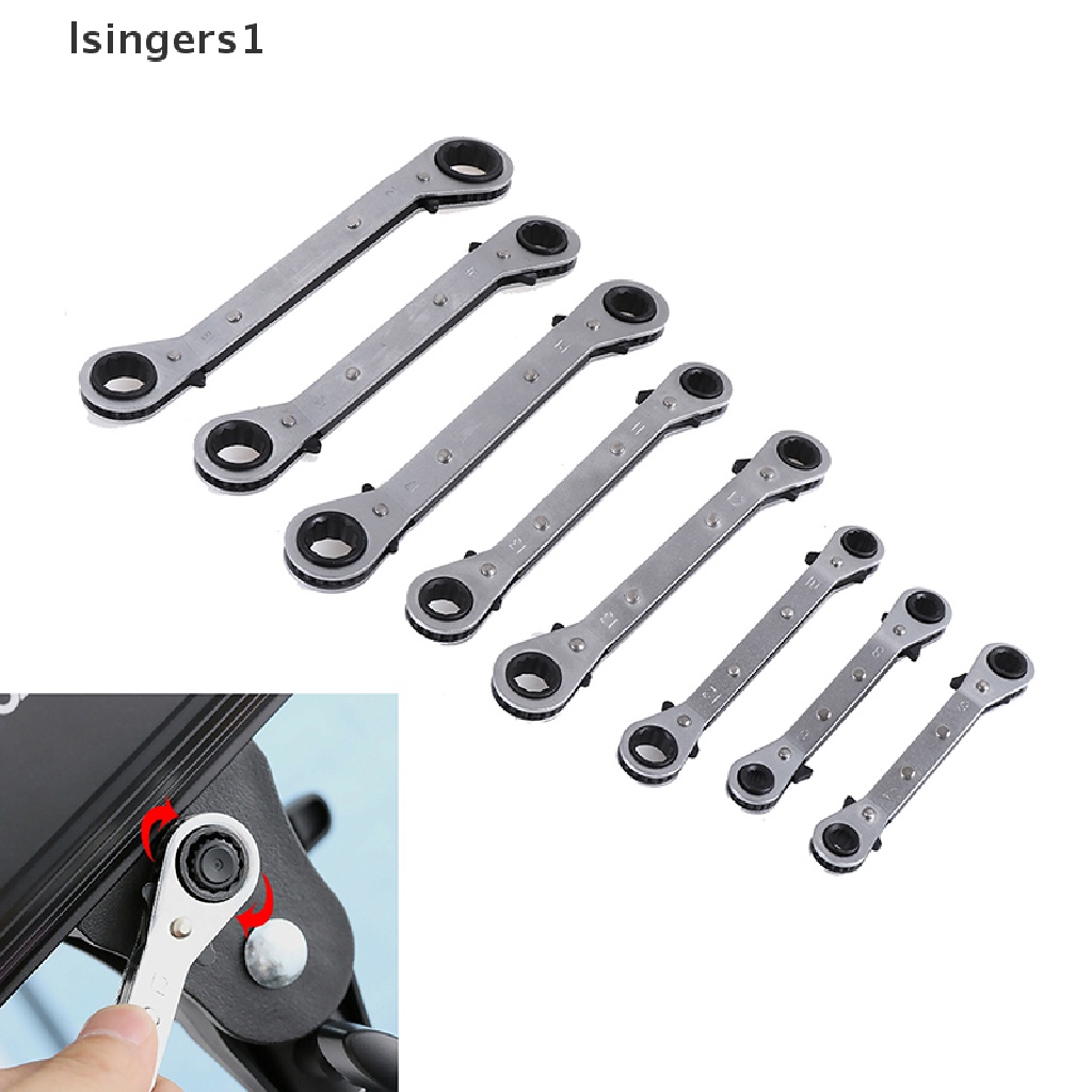 (lsingers1) Kunci Pas ratchet Ganda 6-21mm