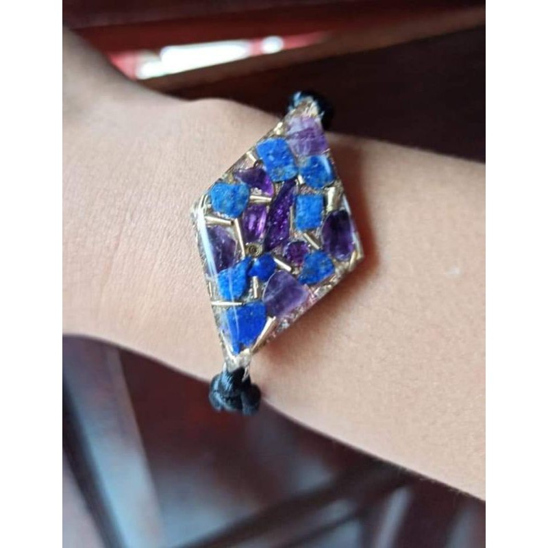 Gelang Orgonite batu kristal