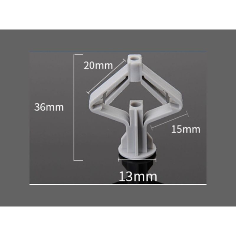 Nylon Toggle Gypsum Abu-Abu / Pengencang Skrup gypsum / Pengunci sekrup Gipsum / Alat Plastik Karet Abu Abu Sekerup gisum