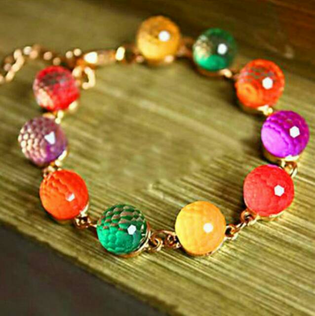 Gelang wanita dan anak perempuan mote crystal candy import/sweet/simple/kado