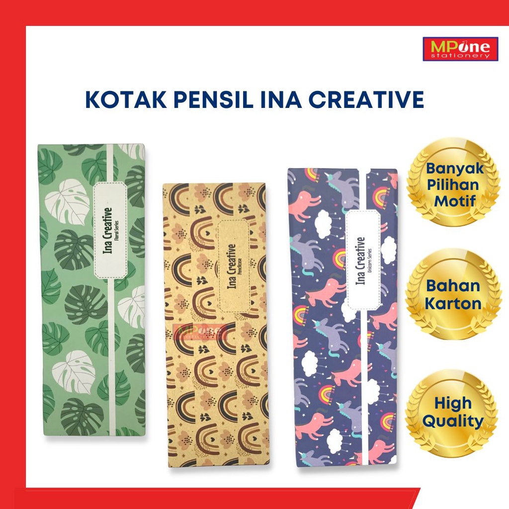 

Kotak Pensil Ina Creative / Pensil Case Magnet / Tempat Pensil Anak Case