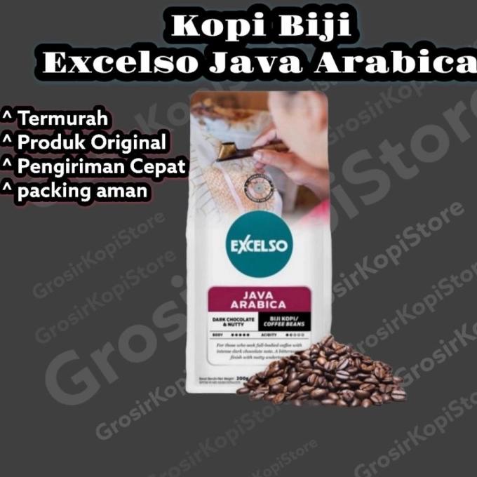 

[ COD ] kopi biji java arabica Excelso 200 gram TERLENGKAP Kode 1440