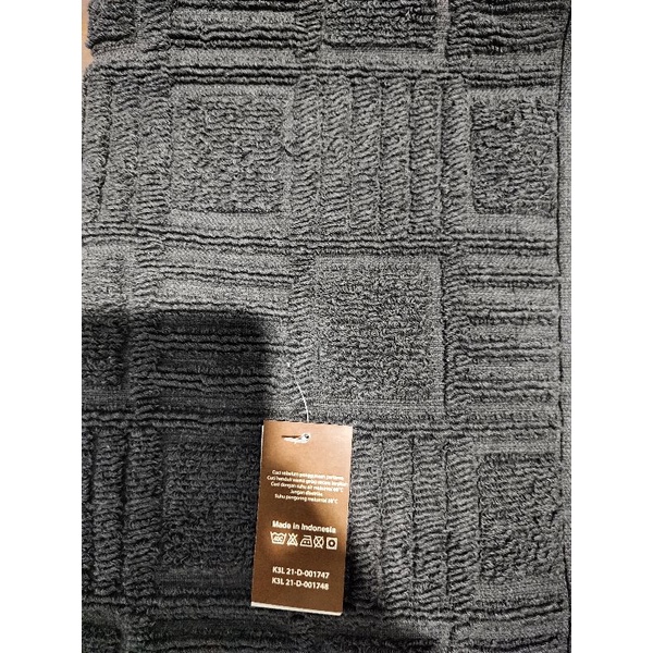 KESET KAKI DESAIN NATURAL BY BOSTON HOME PREMIUM  HANDUK 40 X 60 CM    / KESET HANDUK, SERBA GUNA  dll