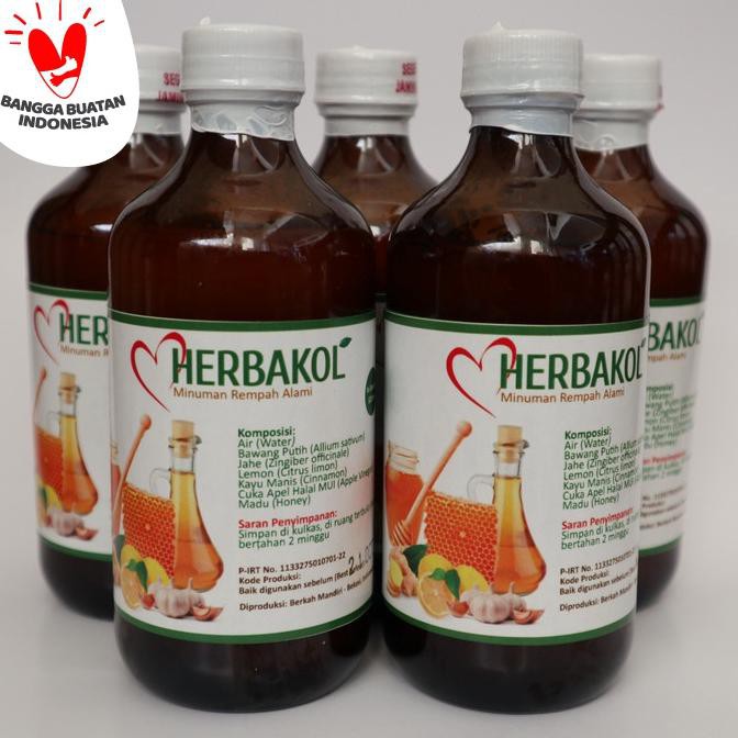 

Obat herbal bawang putih jahe lemon cuka apel madu - HERBAKOL TERMURAH
