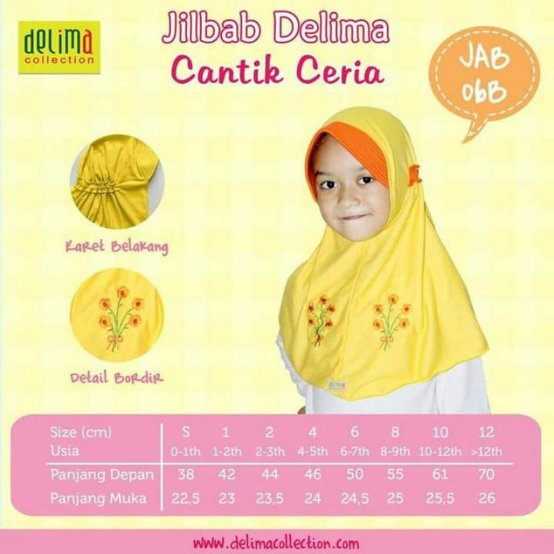 kerudung Anak Delima Collection 06b