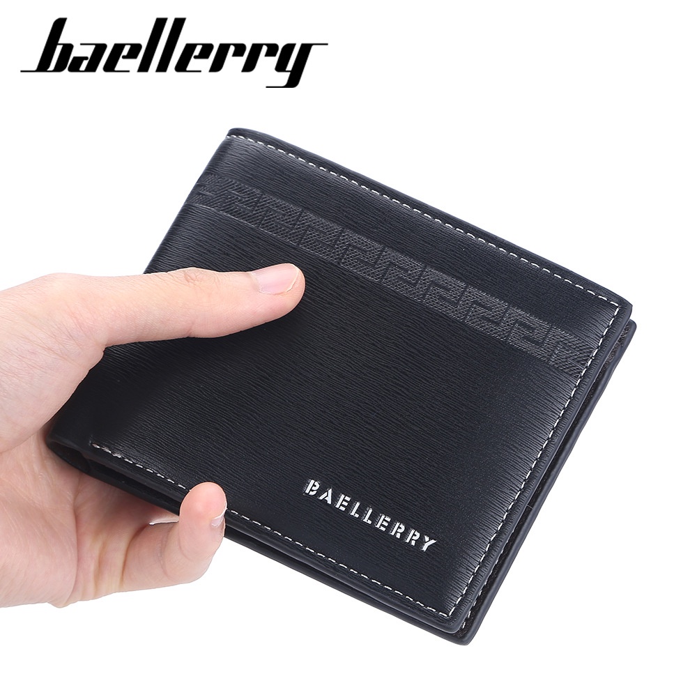 DOMPET LIPAT PRIA KULIT IMPORT RAFA WA499B5 BAELLERRY ORIGINAL KECIL PENDEK MINI PREMIUM SLOT KARTU UANG COWOK KEREN DISTRO LAKI MURAH REMAJA KEKINIAN TERBARU BATAM BRANDED