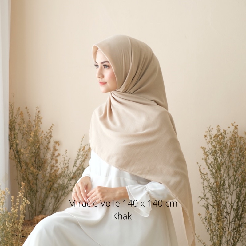 Hijab Miracle Voal Arabian Khimar JUMBO 140x140 Original Syamaita Syari