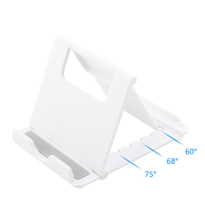 Portable Plastic Desk Foldable Phone Holder/Multi-angle Adjustment Table Tablet Stand/Universal Cellphone Stand Holder