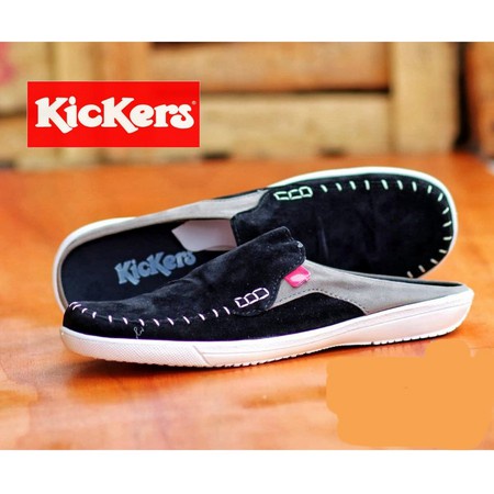 sepatu slop pria Kickers Bustong Stiching Murah Keren Sepatu Casual Santai Terlaris