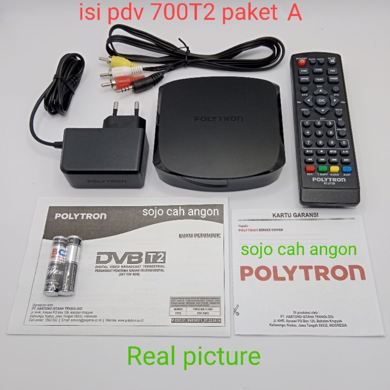 Set top box Polytron pdv 709T2 pdv 700t2 pdv 610t2 pdv 620t2 stb dvb T2 receiver tv digital ori