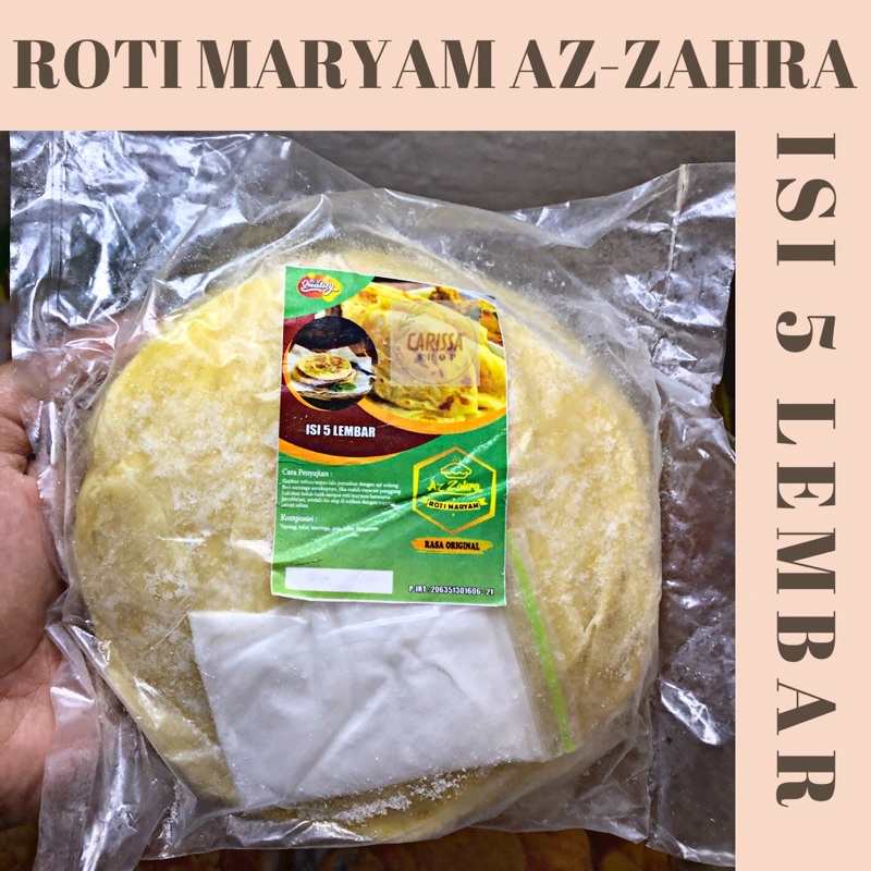 

ROTI MARYAM ORI AZ-ZAHRA ISI 5 LEMBAR | Probolinggo