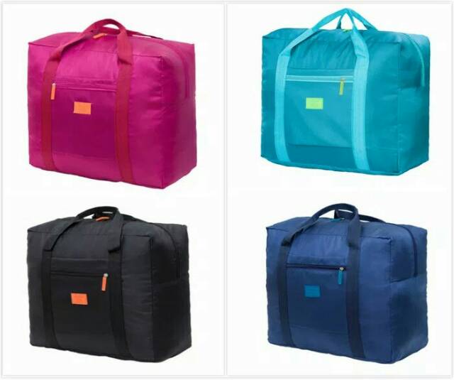 Foldable travel bag/ hand carry tas lipat koper luggage organizer bagp