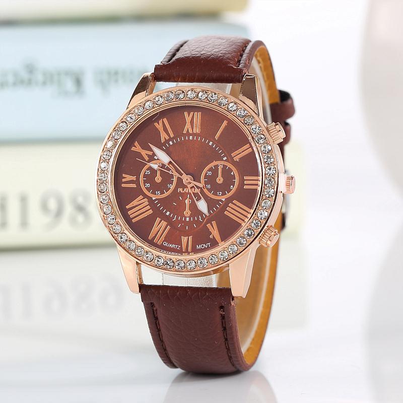 OSM JKT J393 Jam Tangan / Analog Quartz / Jam Tangan Cewek / Watch / Aksesoris Wanita-Coklat Tua