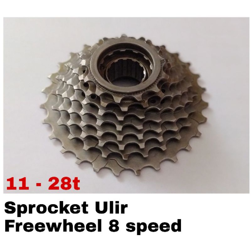 Sprocket Gear Ulir Freewheel 11 28t 8 speed