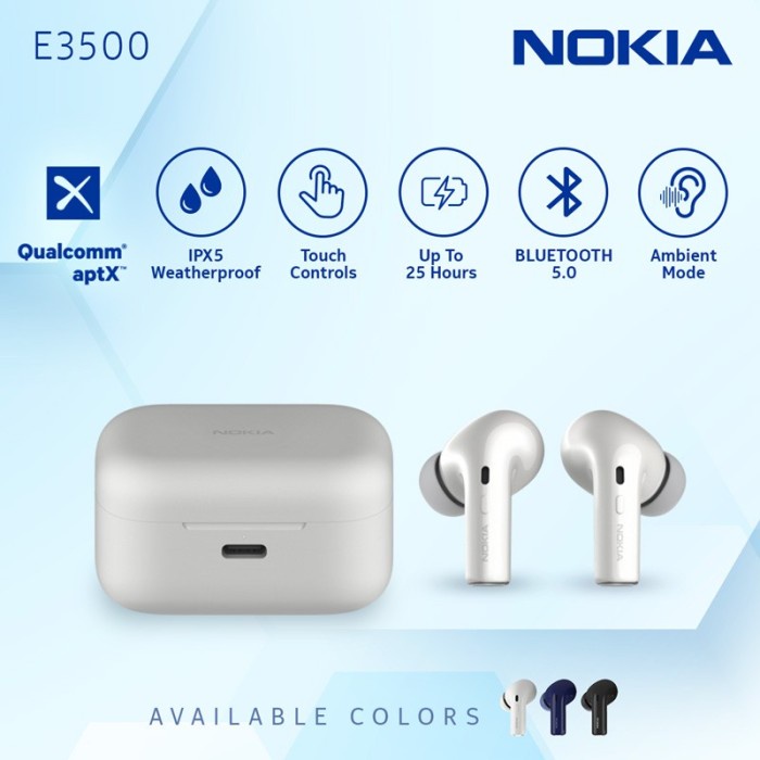 Limited - Nokia E3500 True Wireless Tws Earphone Bluetooth