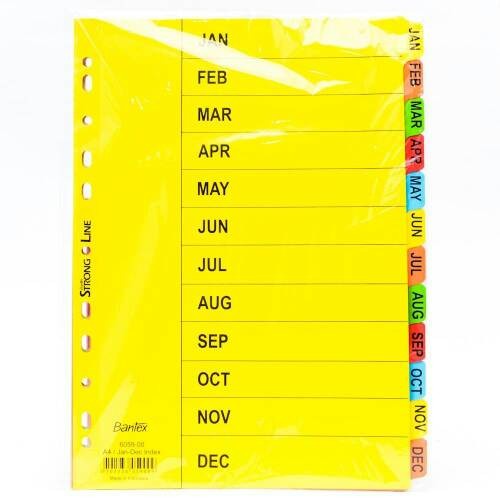 

Nikmati Bantex Cardboard Divider A4 12 Bulan 6059 Pembatas Binder Bantex A4 Gilaa!!!