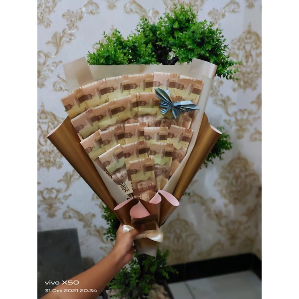 buket uang/buket bunga