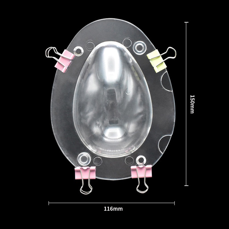 Cetakan Coklat Telur Paskah 3D Bahan Polycarbonate