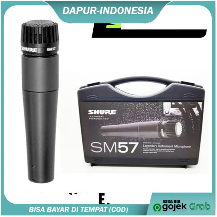 Michrophone SHURE SM-57 Mic Kabel Best Vocal Artis + Koper PROMOO NEW