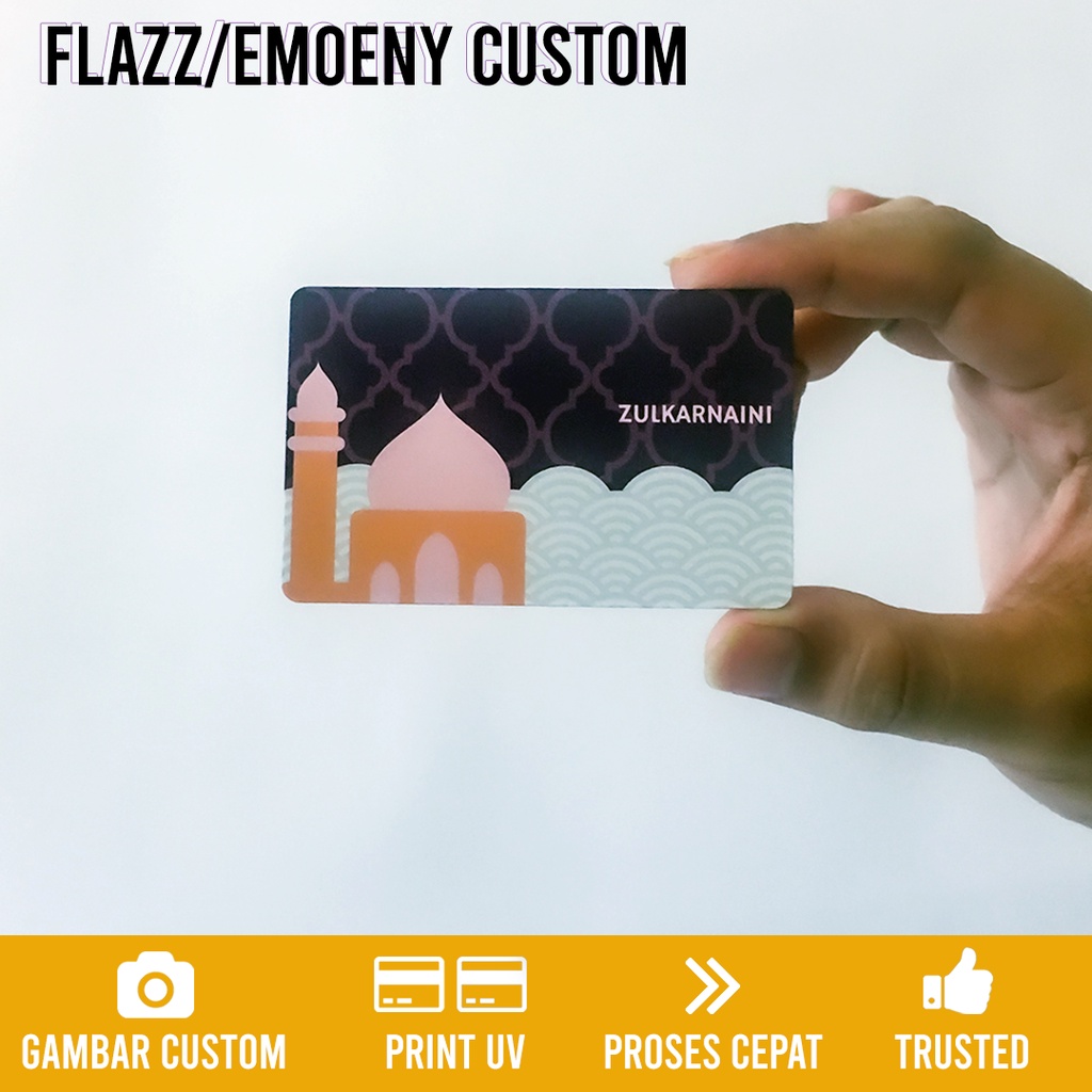 EMONEY PRINT CUSTOM, CUSTOM EMONEY DUA SISI, CUSTOM EMONEY ID-CARD