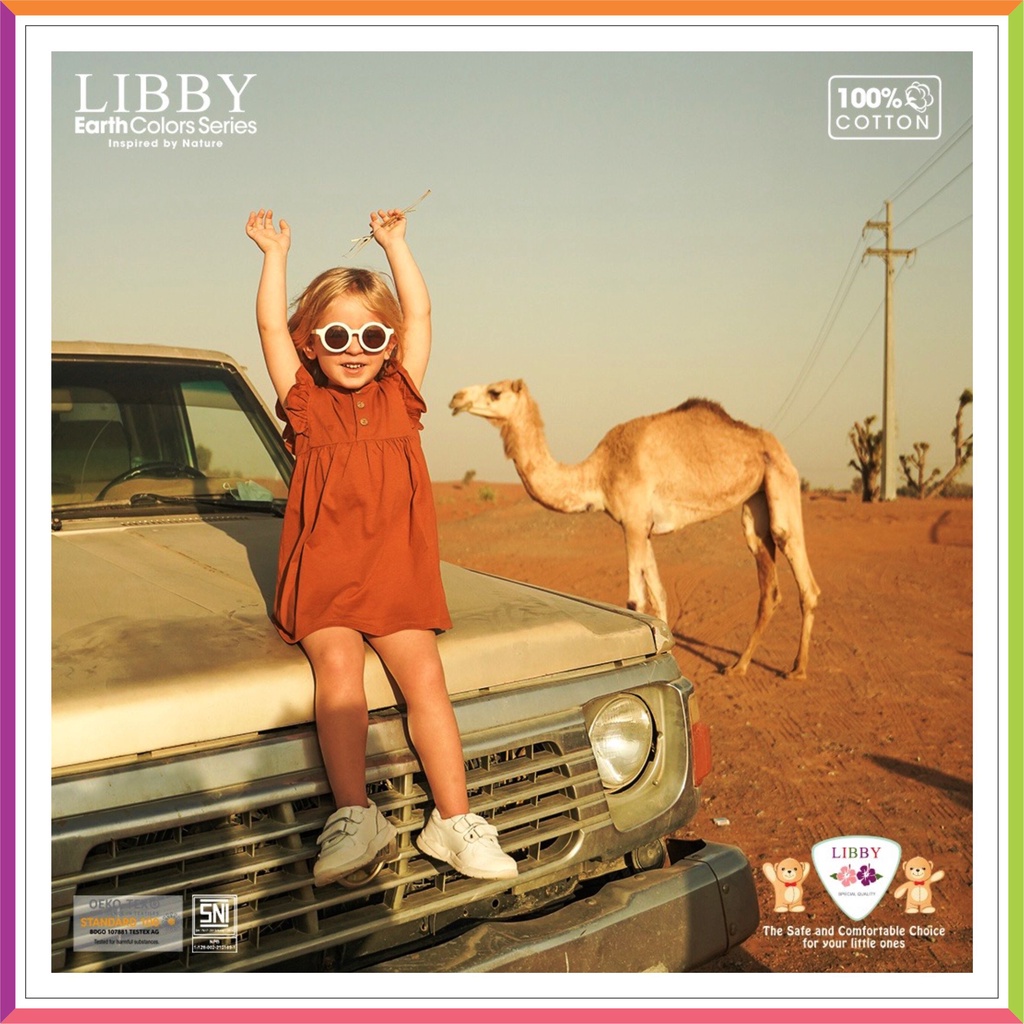 ❤ Fashionbabies ❤ LIBBY NARA DRESS / DRESS BABY LIBBY EARTH COLOUR SERIES ORIGINAL-7