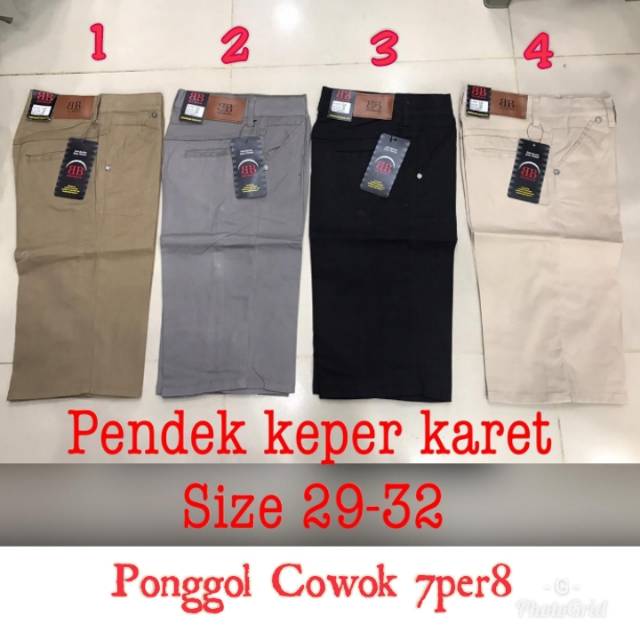  SIZE  27 32 CELANA  PONGGOL 7PER8 CHINO  COWOK PRIA  KANTONG 