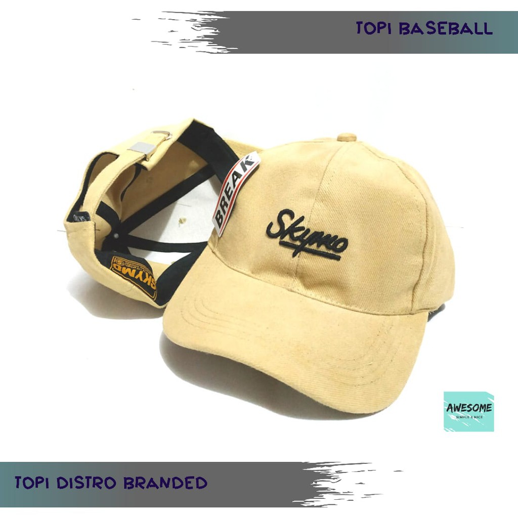 [COD] Topi Baseball Bordir SKYMO Original New Model keren REAL PICT