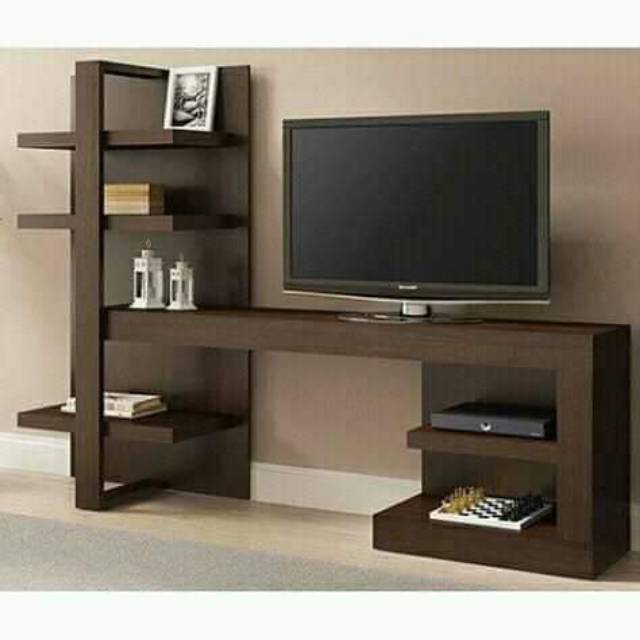 Bufet tv lemari tv meja tv kayu jati