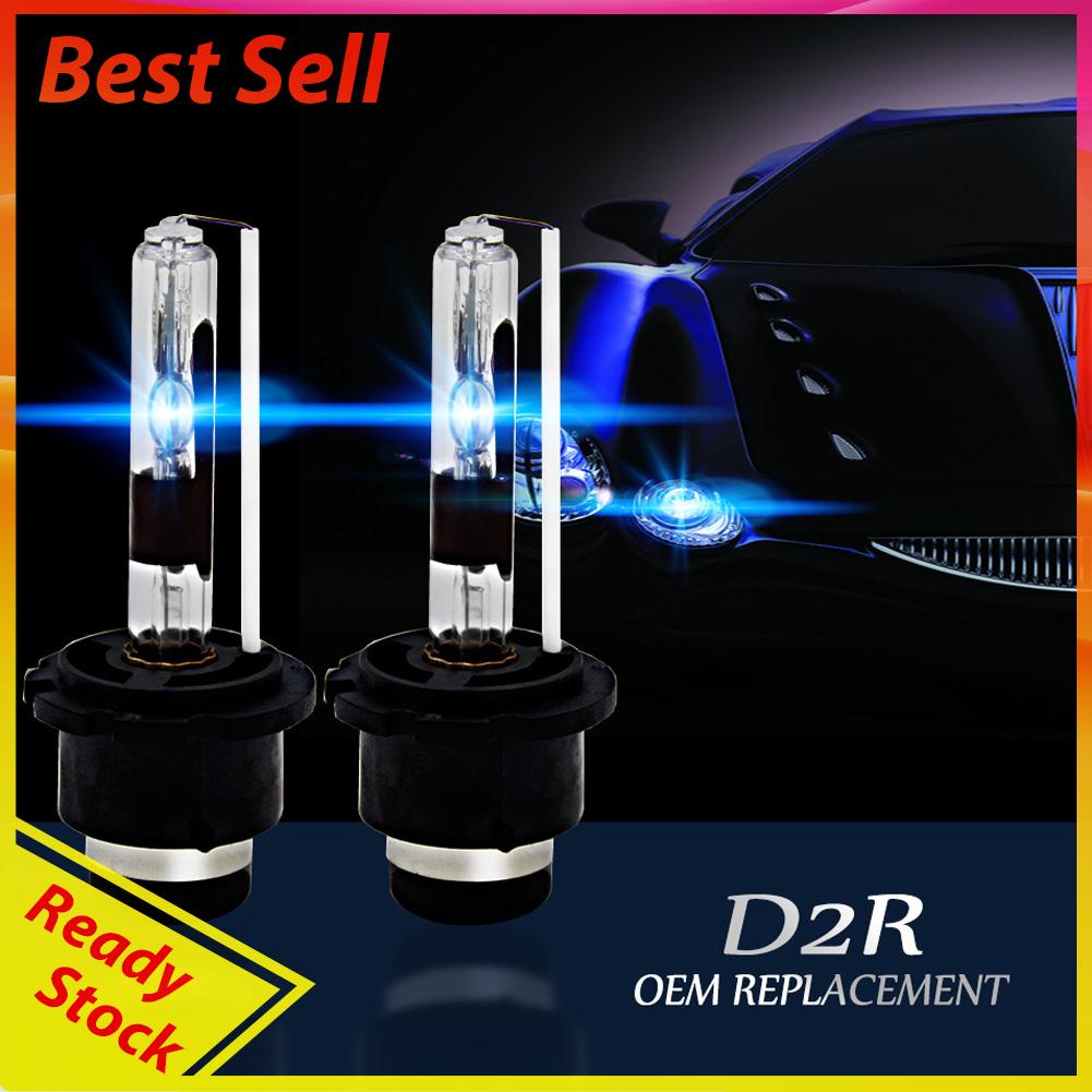 2pcs D2R 55W OEM HID Xenon Lampu Kepala Bohlam Pengganti Mobil