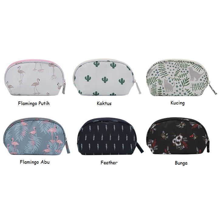 Travelmate Tas Kosmetik Dompet Make Up Cosmetic bag WaterProof Semicicle High Quality