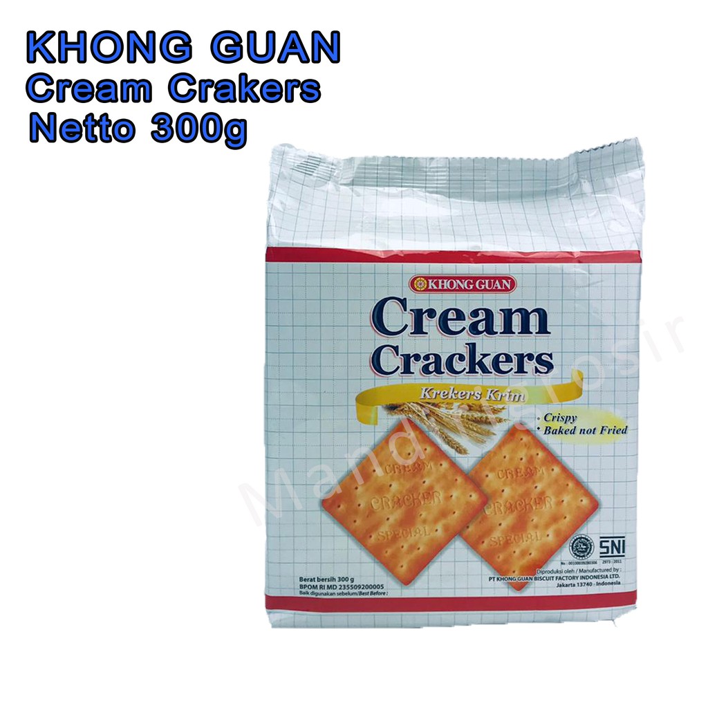 Cream Crackers *Khong Guan * Krekers krim * Biskuit