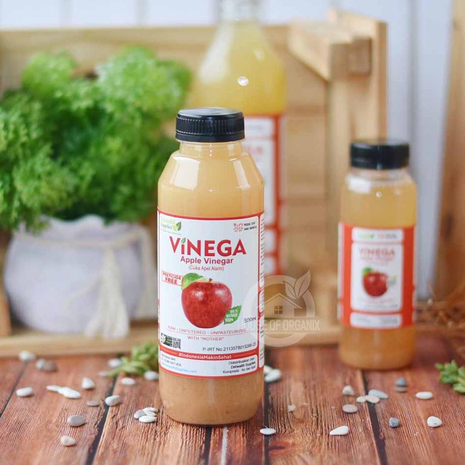 

Grosiran--Dehealth Supplies VINEGA Apple Cider Vinegar (Cuka Apel Alami) 500 ml