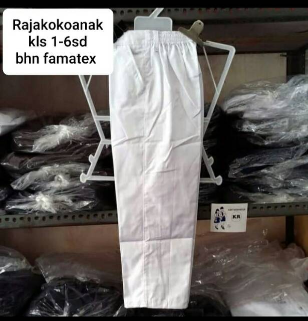 CELANA PANJANG PUTIH BHN FAMATEX KLS 1-6SD