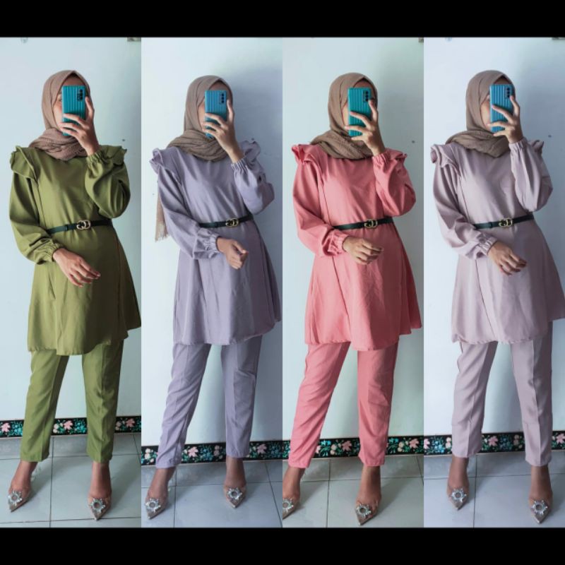 ONE SET / SET SYAKILA free belt GC