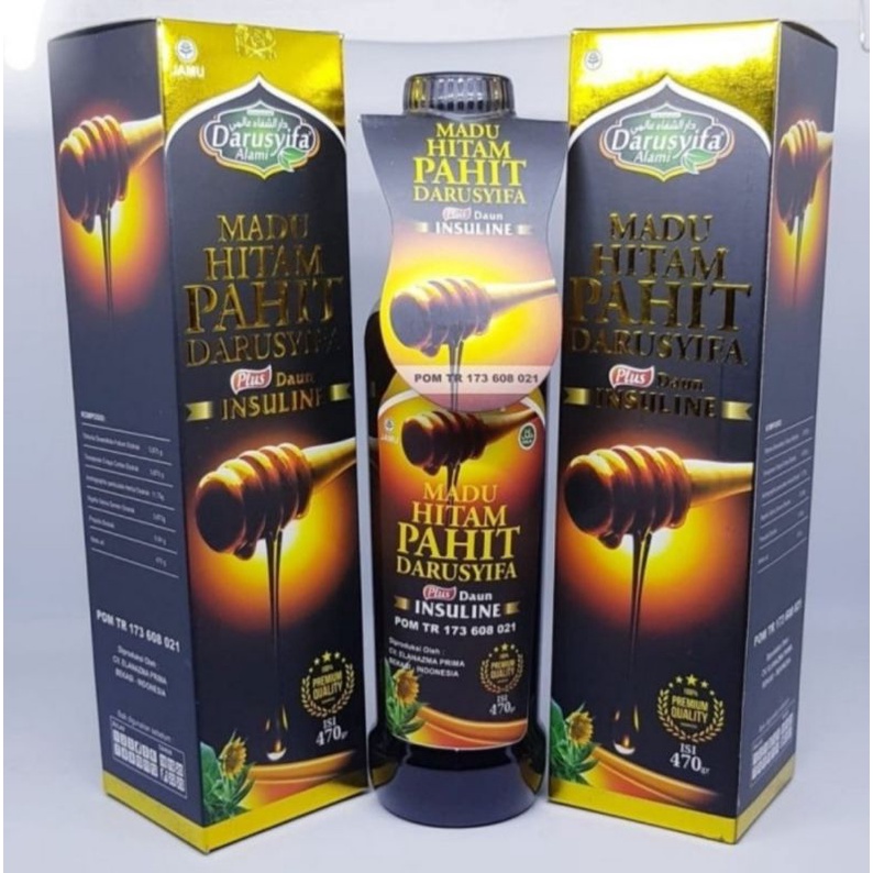 Madu Hitam Insulin DARUSYIFA plus propolis 470gr