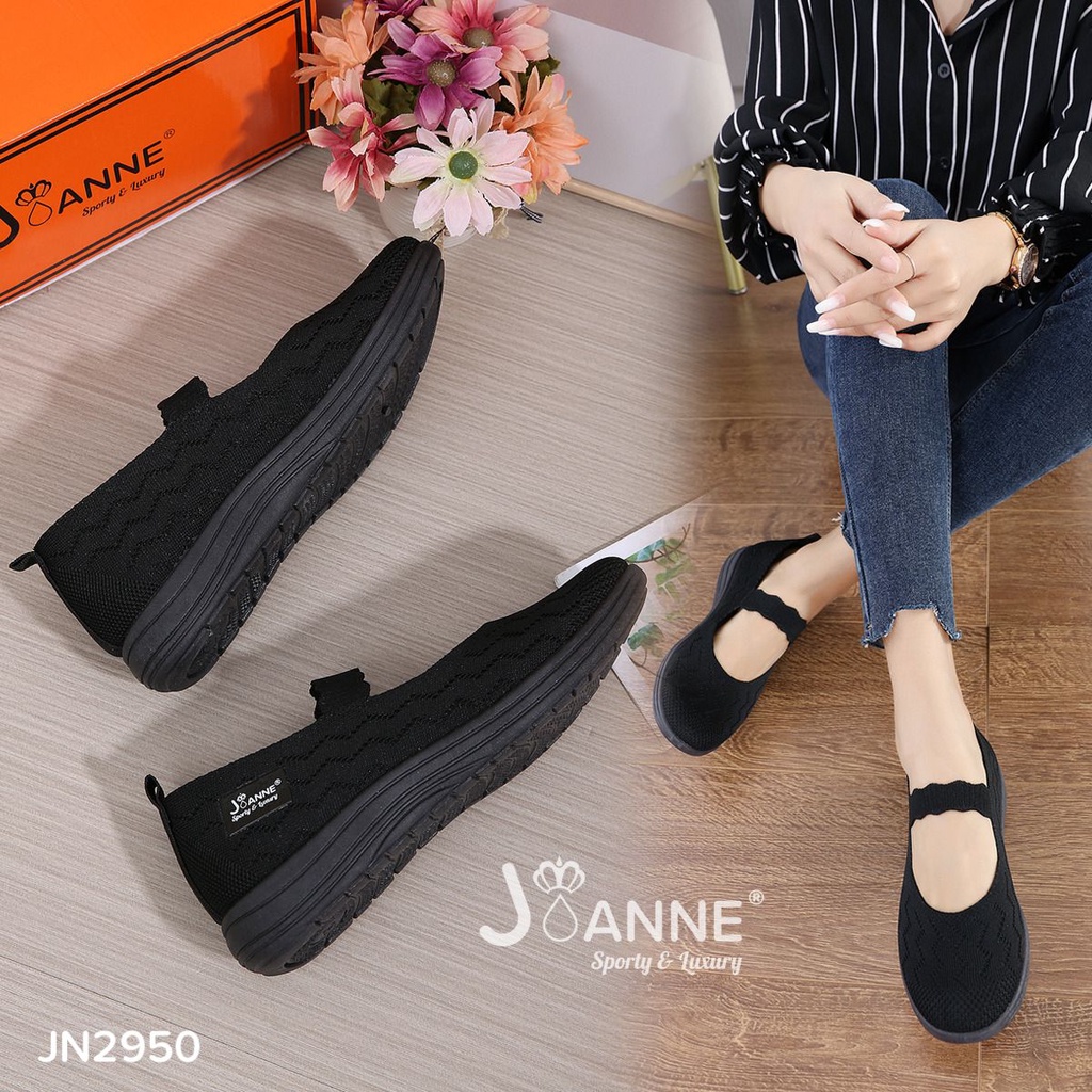 JOANNE FlyKnit Flat Shoes #JN2950 ORIGINAL