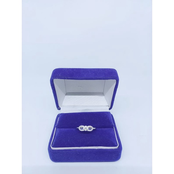 cincin bunga pita mp/cincin perak asli silver 925 lapis emas/cincin fashion wanita import