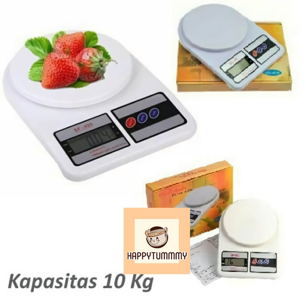 Timbangan Dapur Digital SF400 10KG Makanan Kitchen Scale Kue Gratis Baterai